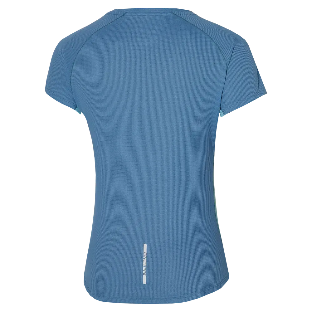 Mizuno Womens DRYAEROFLOW Tee Copen Blue