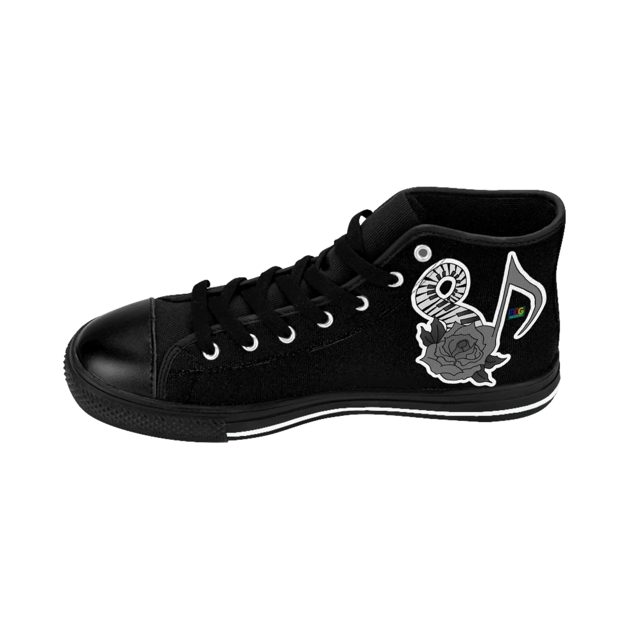 Musical Rose Women's Classic Sneakers