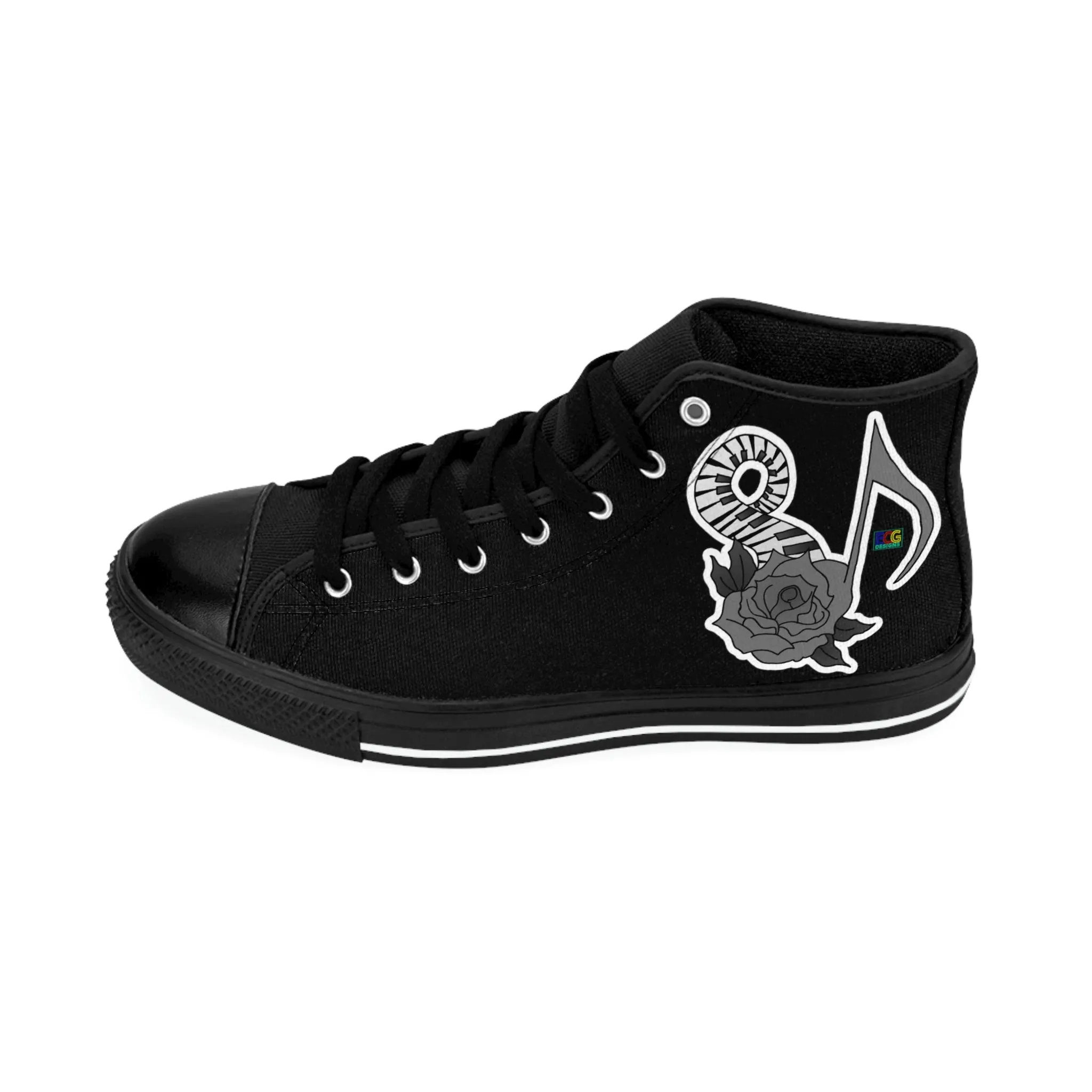 Musical Rose Women's Classic Sneakers