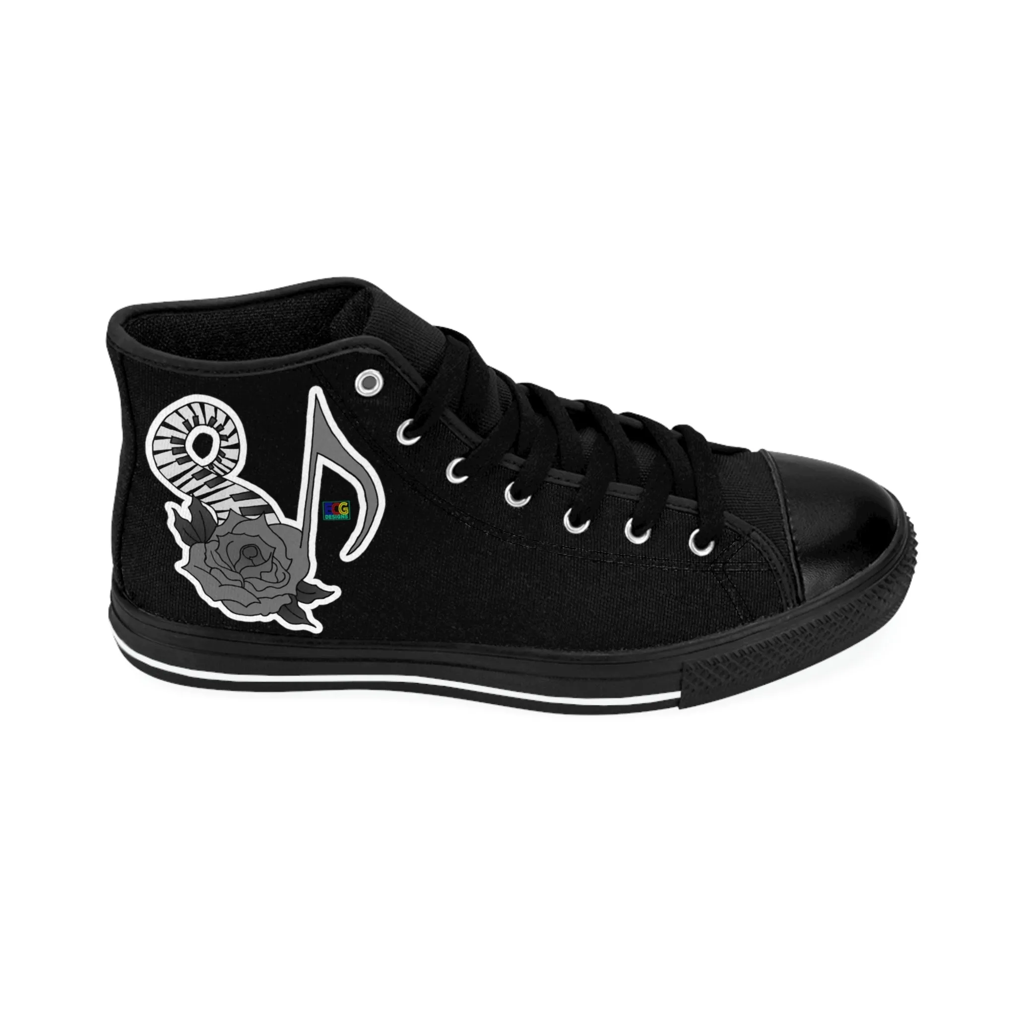 Musical Rose Women's Classic Sneakers