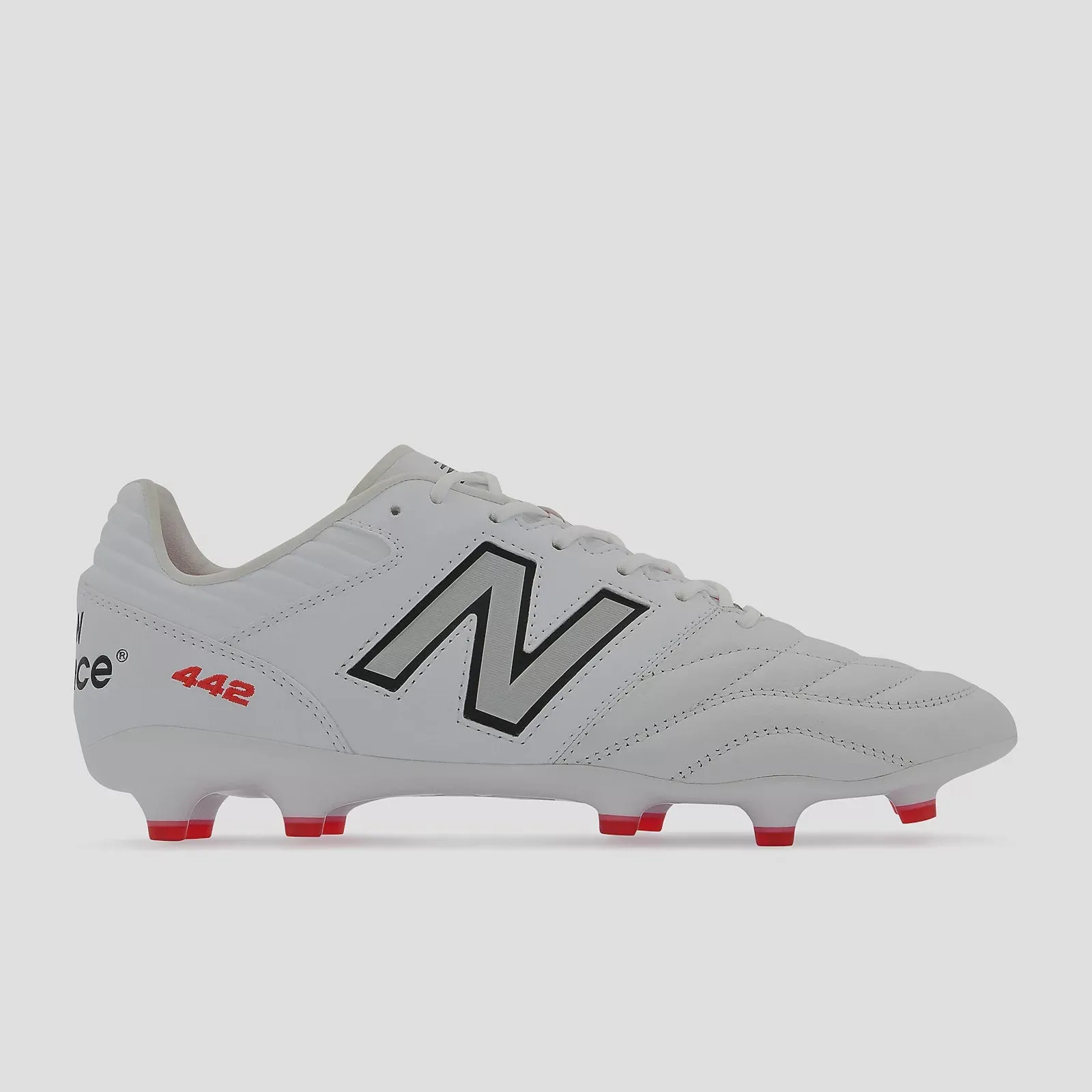 New Balance 442 V2 PRO FG Boots - White/Silver