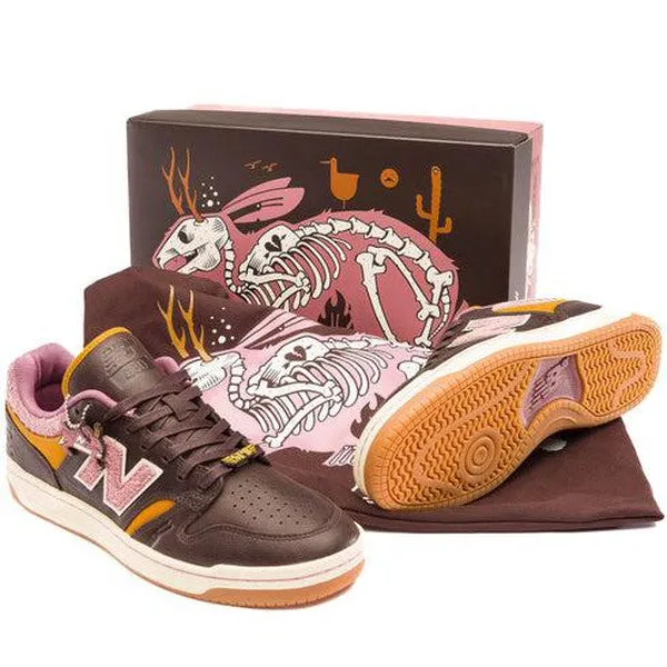 New Balance Numeric x 303 Boards x Jeremy Fish 480 NM480FXT Brown - Pink