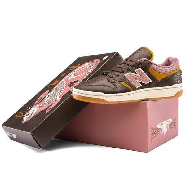 New Balance Numeric x 303 Boards x Jeremy Fish 480 NM480FXT Brown - Pink