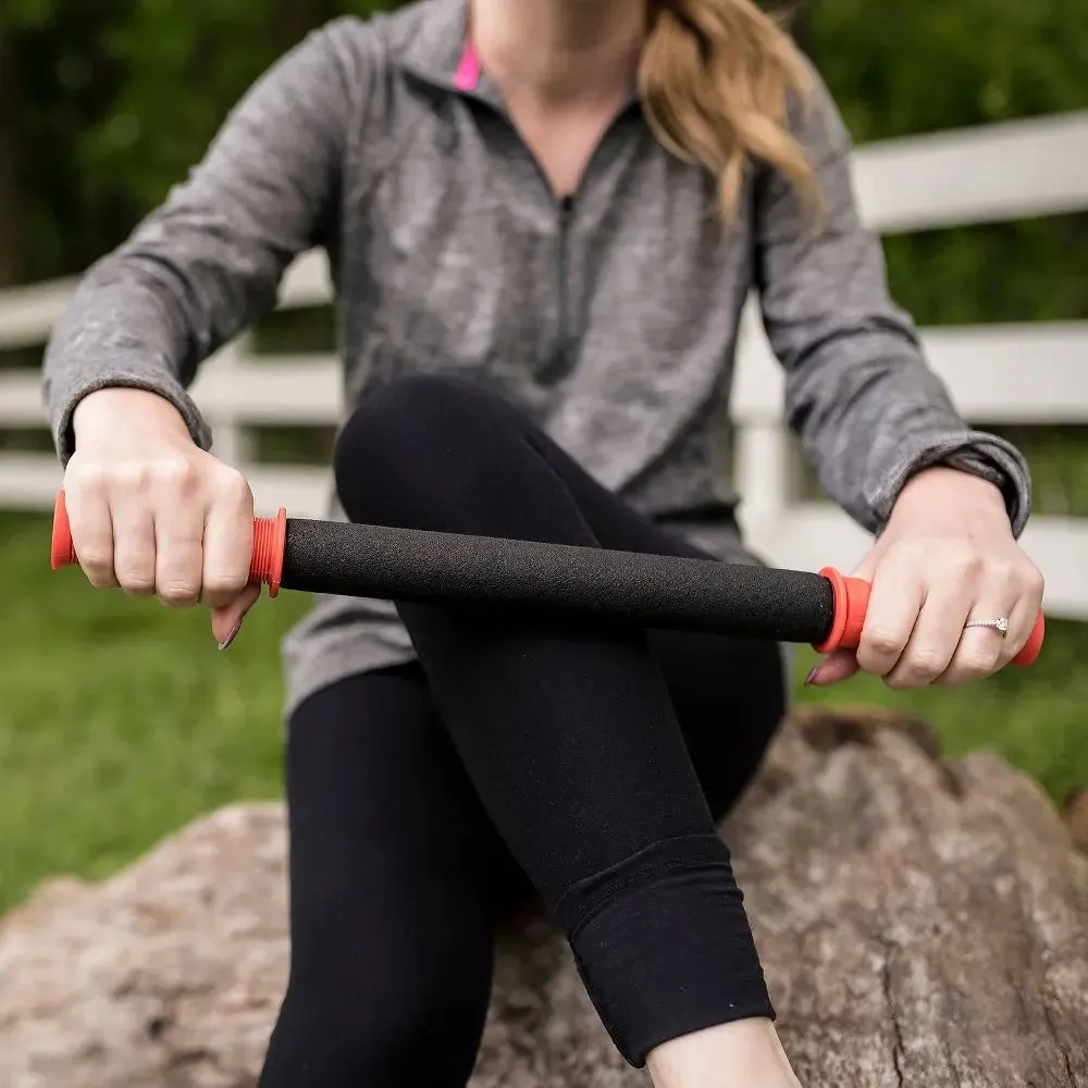 New - Tiger Tail 18" Hand held Foam Roller - Black/Orange