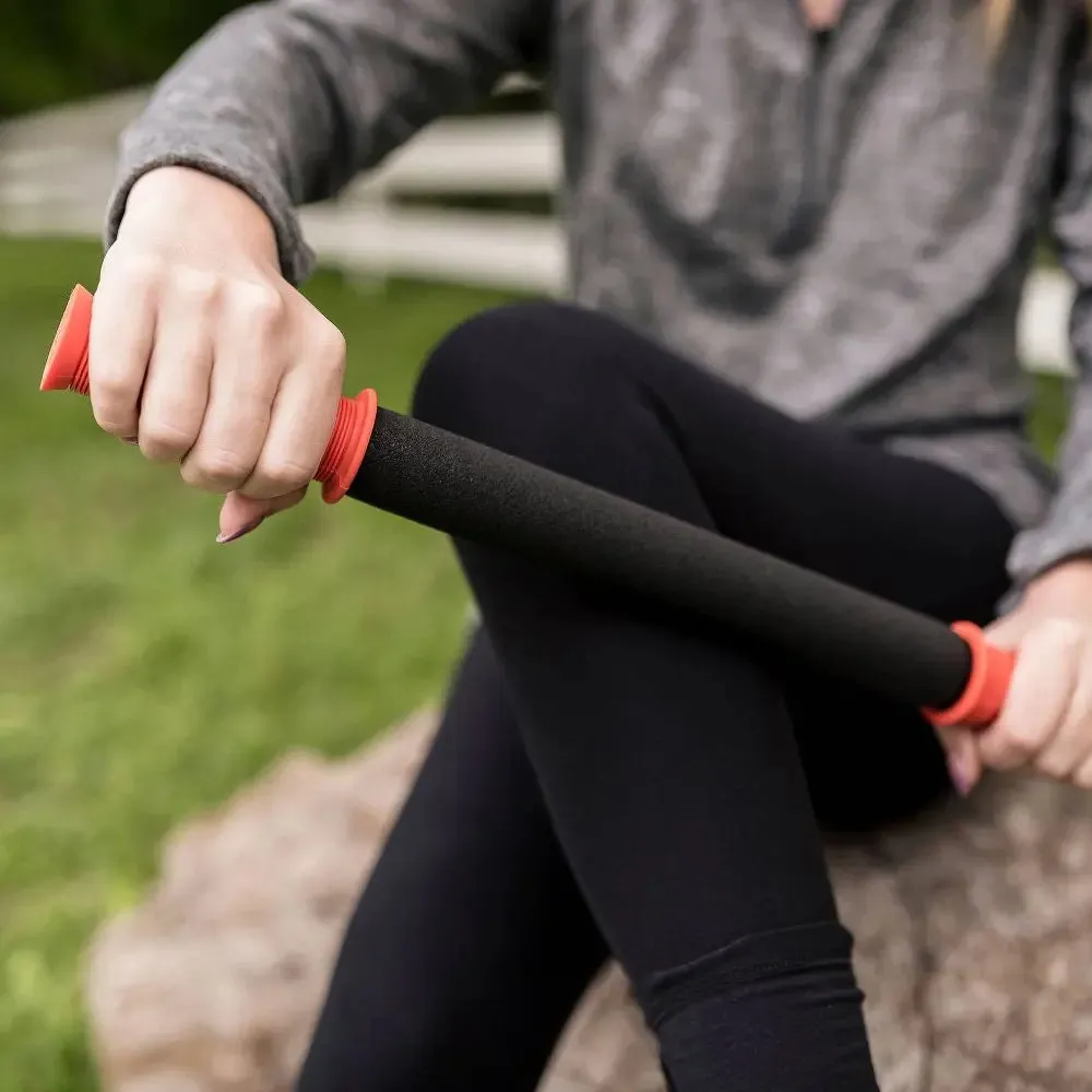 New - Tiger Tail 18" Hand held Foam Roller - Black/Orange