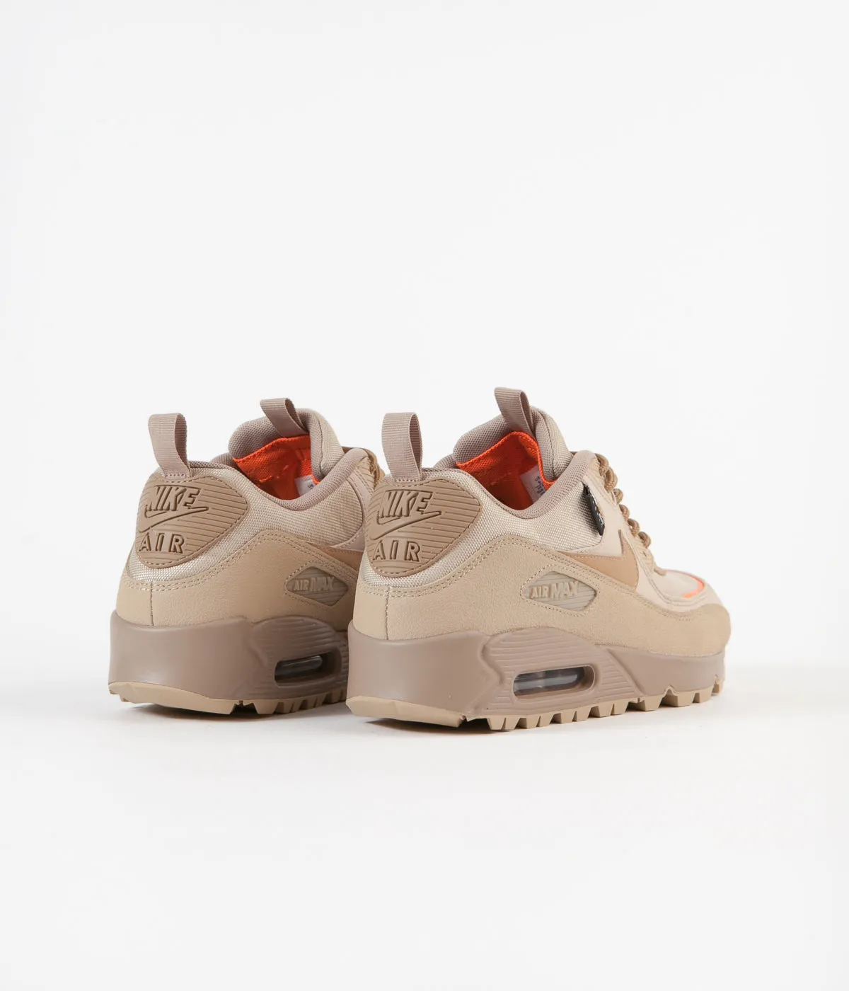 Nike Air Max 90 Surplus Shoes - Desert / Desert Camo - Safety Orange