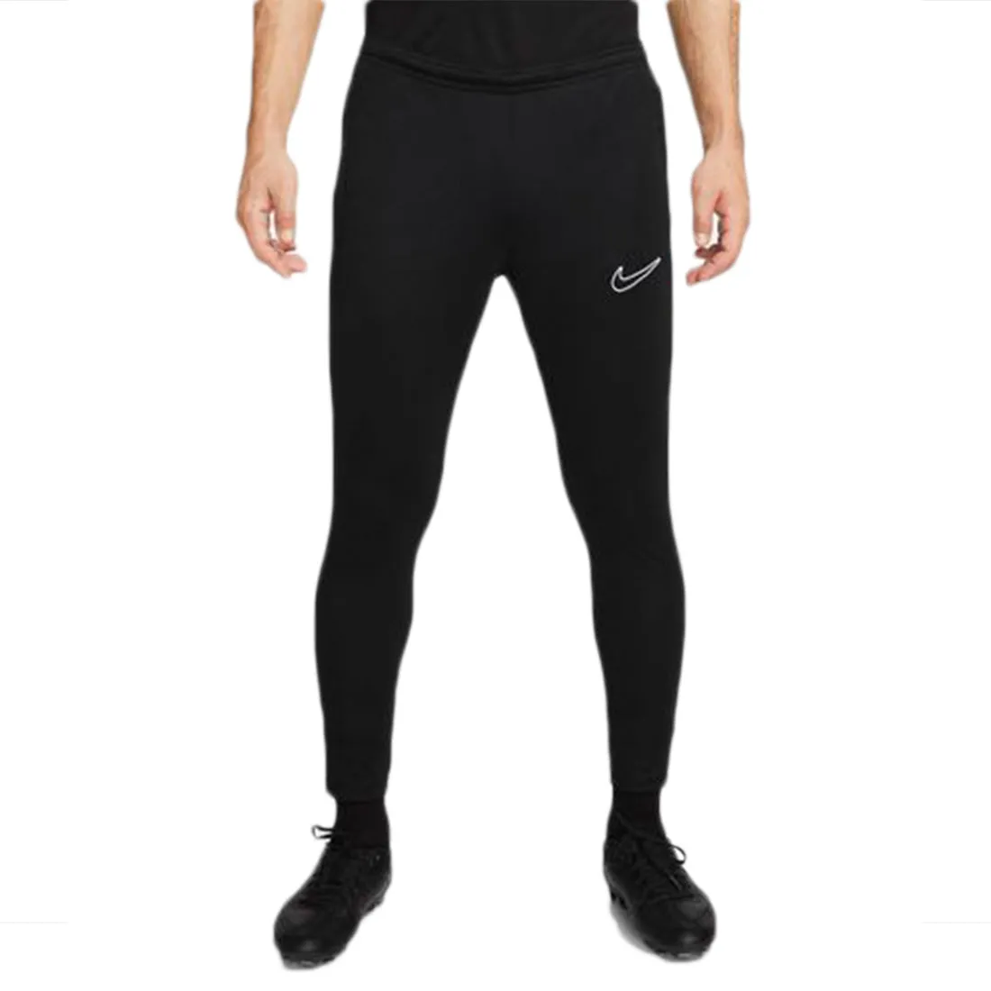 NIKE DRI-FIT ACADEMY MEN'S ZIPPERED FOOTBALL PANTS BLACK