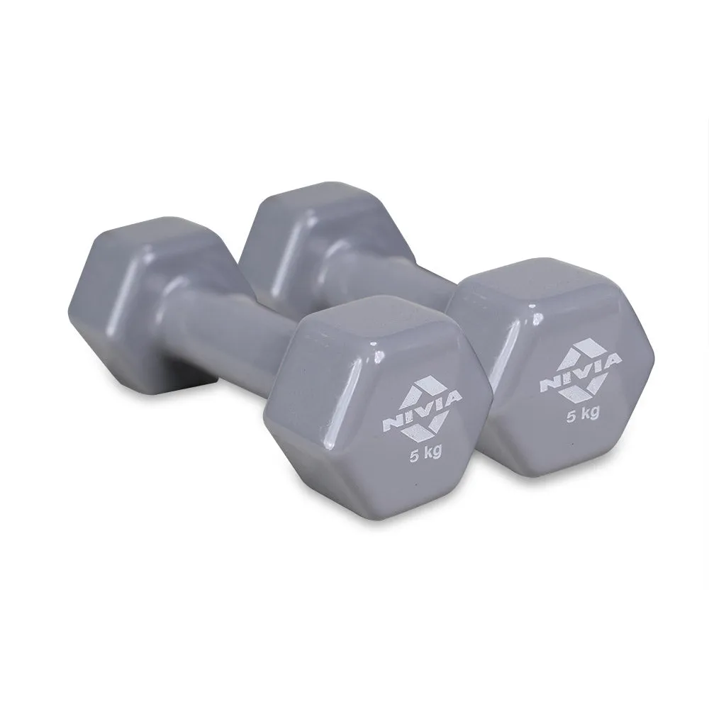 Nivia Vinyl Dumbbell Set