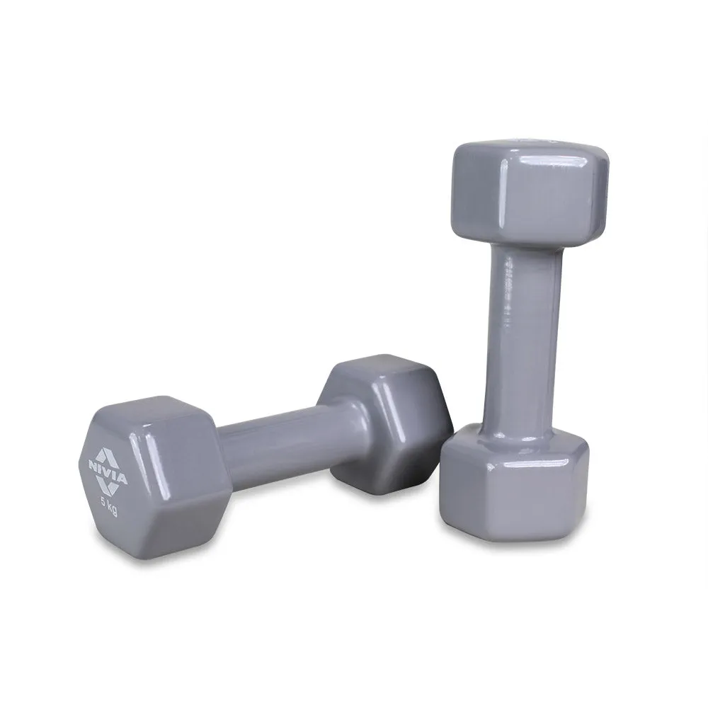 Nivia Vinyl Dumbbell Set