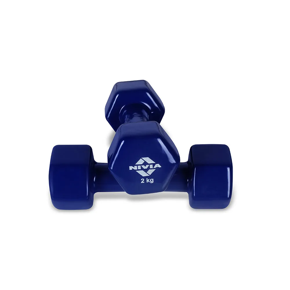 Nivia Vinyl Dumbbell Set