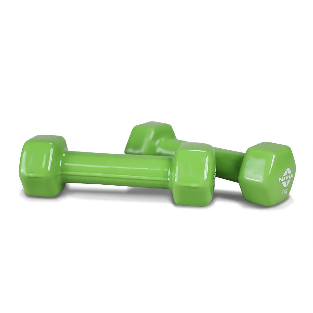 Nivia Vinyl Dumbbell Set