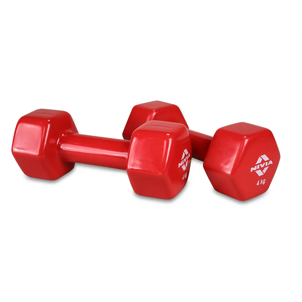 Nivia Vinyl Dumbbell Set