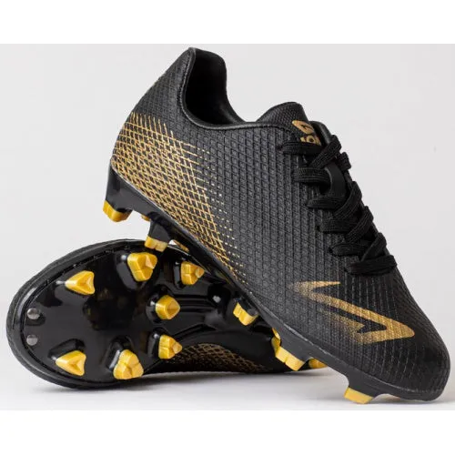 Nomis Magnet FG Kids Footy Boot - Black/Gold