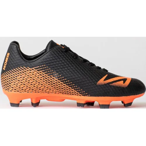 Nomis Magnet FG Kids Footy Boot - Black/Orange