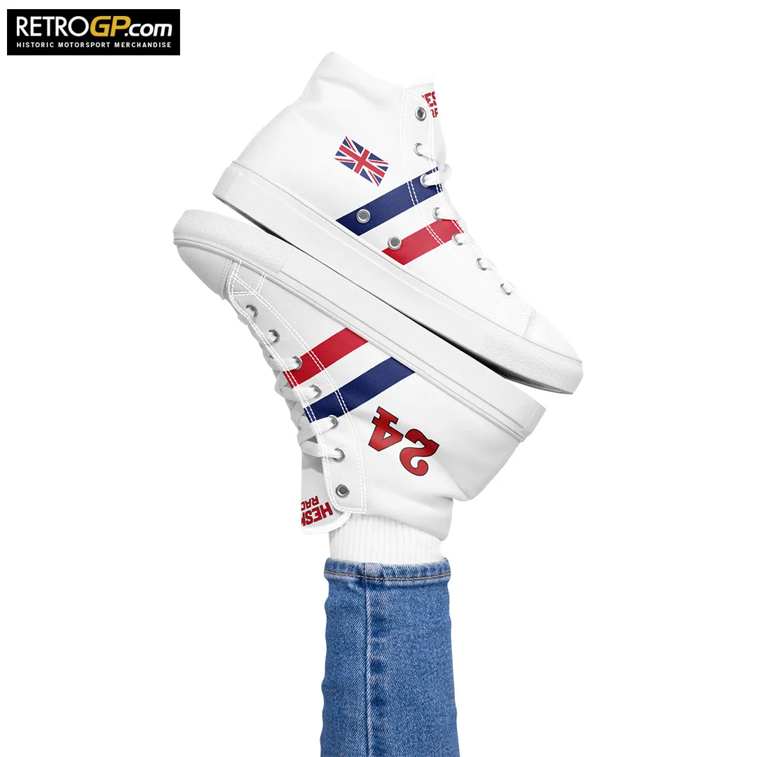 Official Hesketh Racing High Top Canvas Shoes Ladies