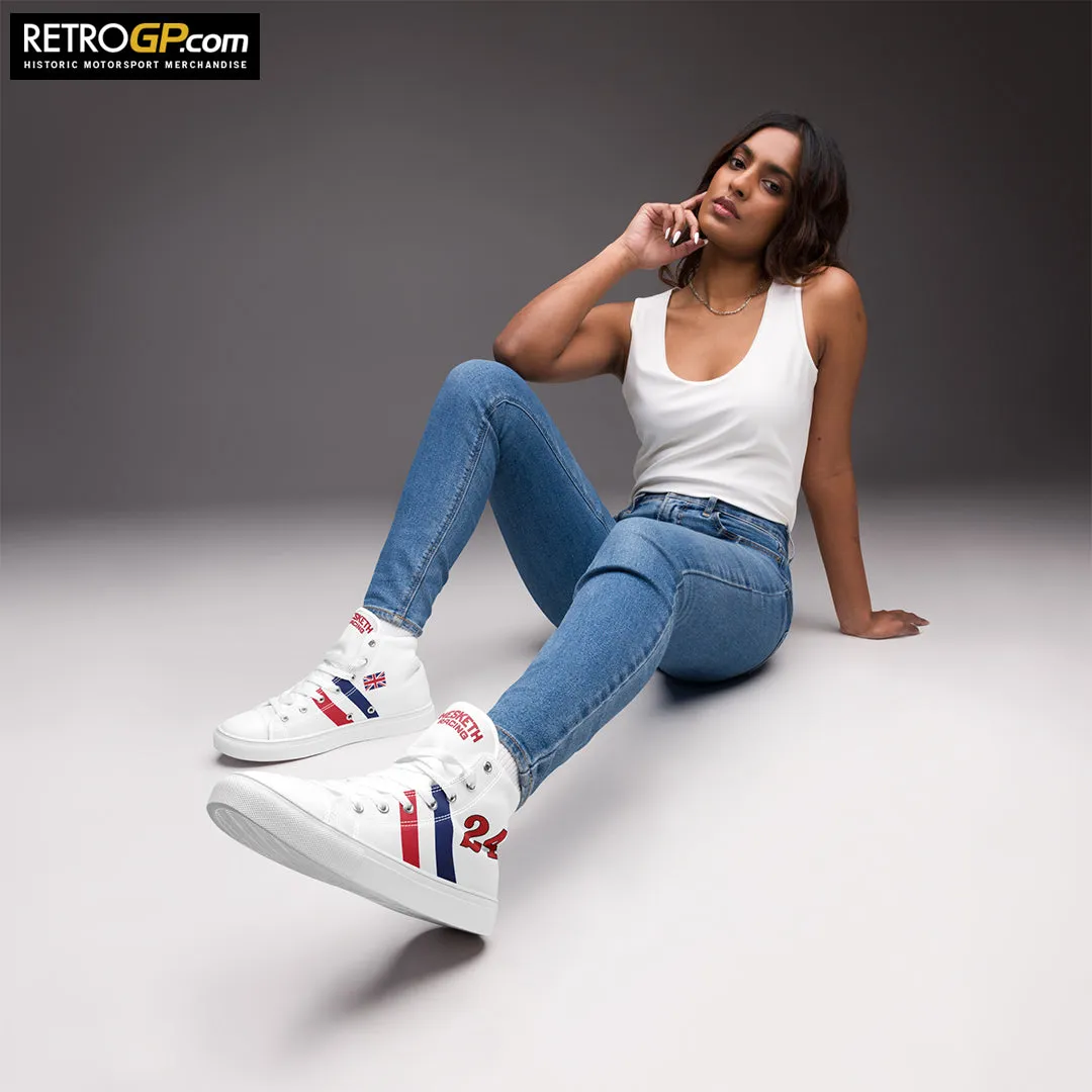 Official Hesketh Racing High Top Canvas Shoes Ladies