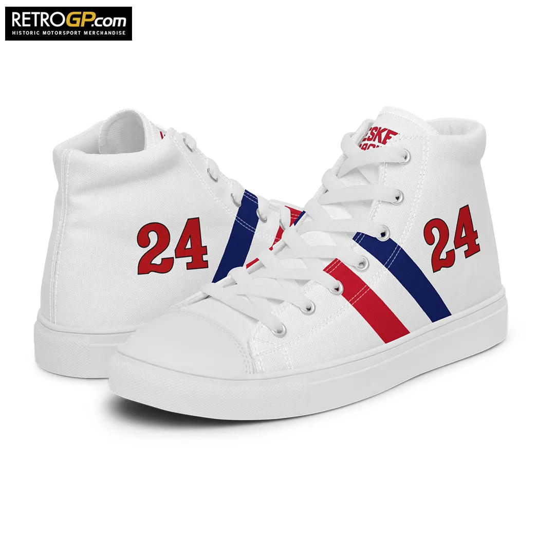 Official Hesketh Racing High Top Canvas Shoes Ladies