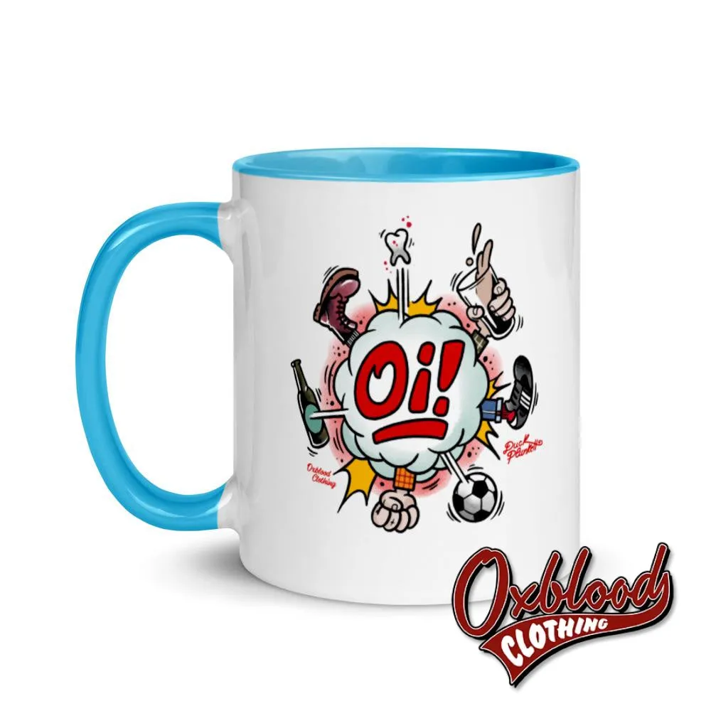 Oi! Mug - Football, Fighting, Drinking & Boots by Duck Plunkett