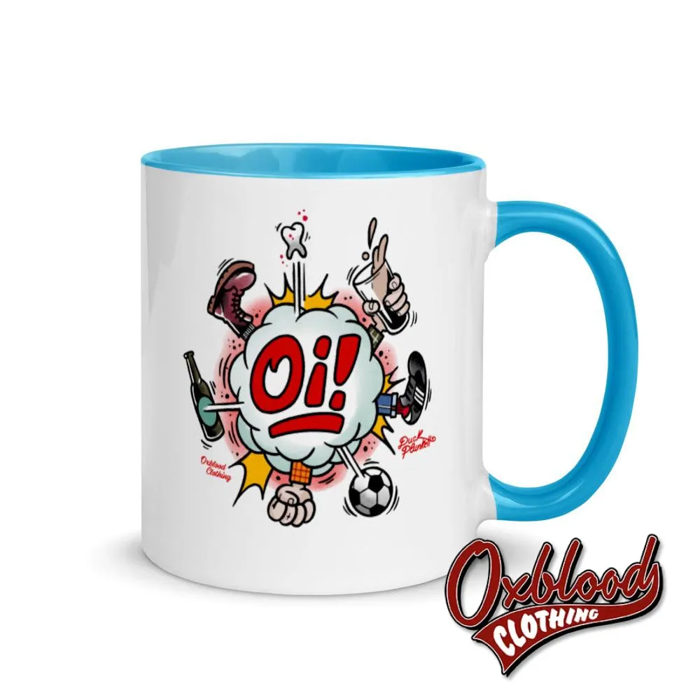 Oi! Mug - Football, Fighting, Drinking & Boots by Duck Plunkett