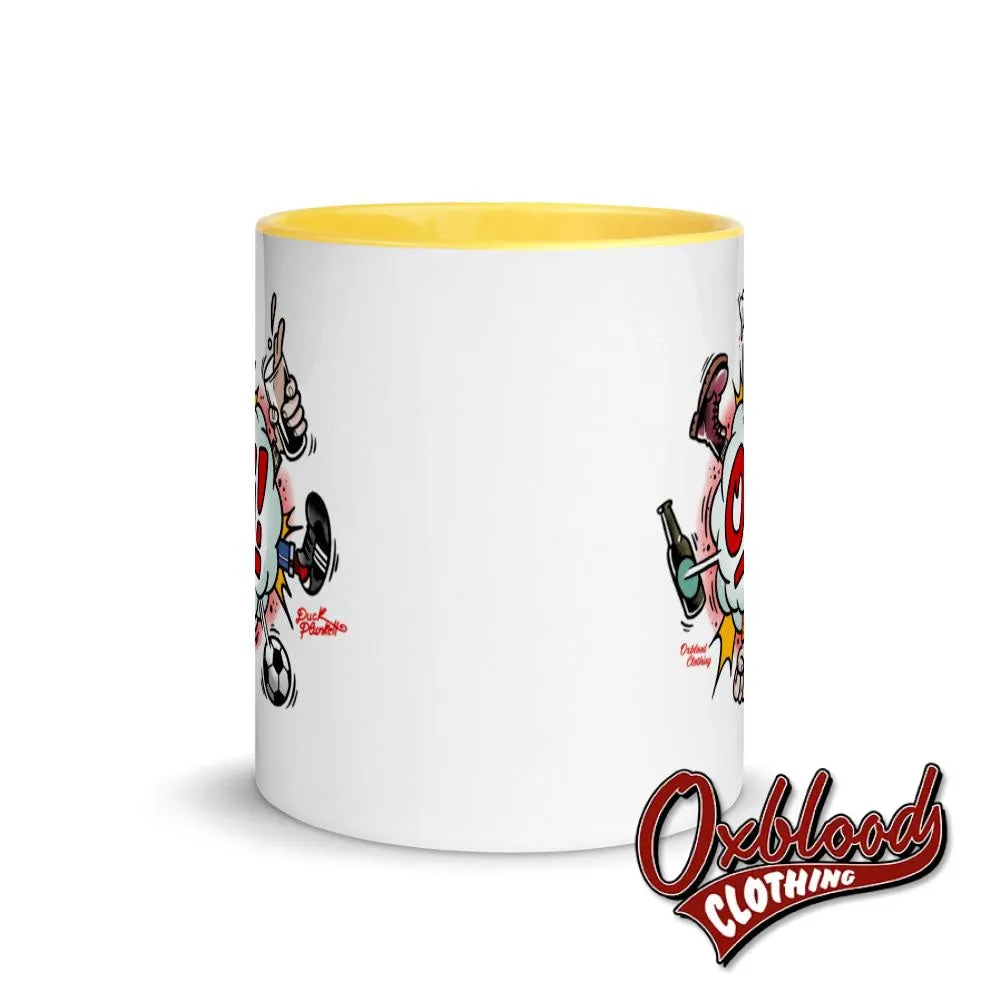 Oi! Mug - Football, Fighting, Drinking & Boots by Duck Plunkett