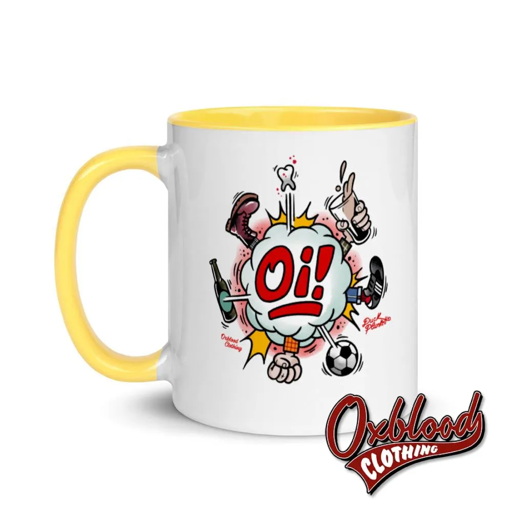 Oi! Mug - Football, Fighting, Drinking & Boots by Duck Plunkett