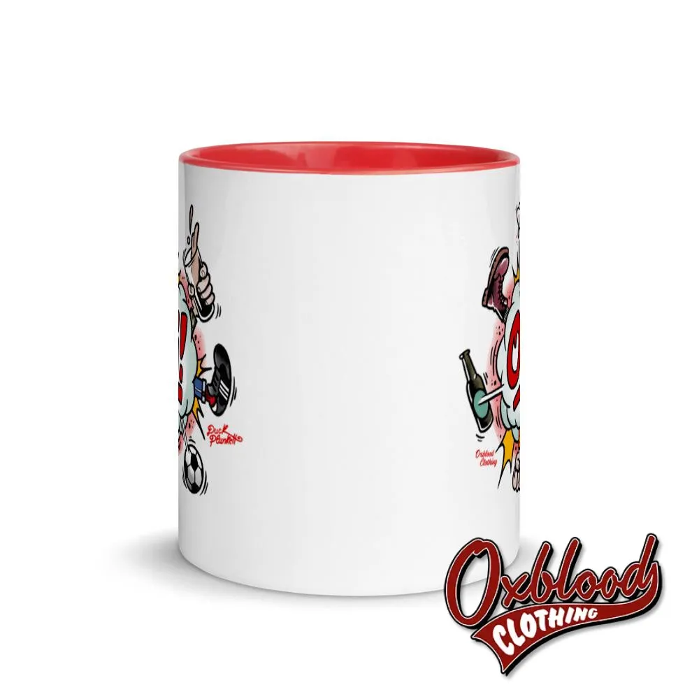 Oi! Mug - Football, Fighting, Drinking & Boots by Duck Plunkett