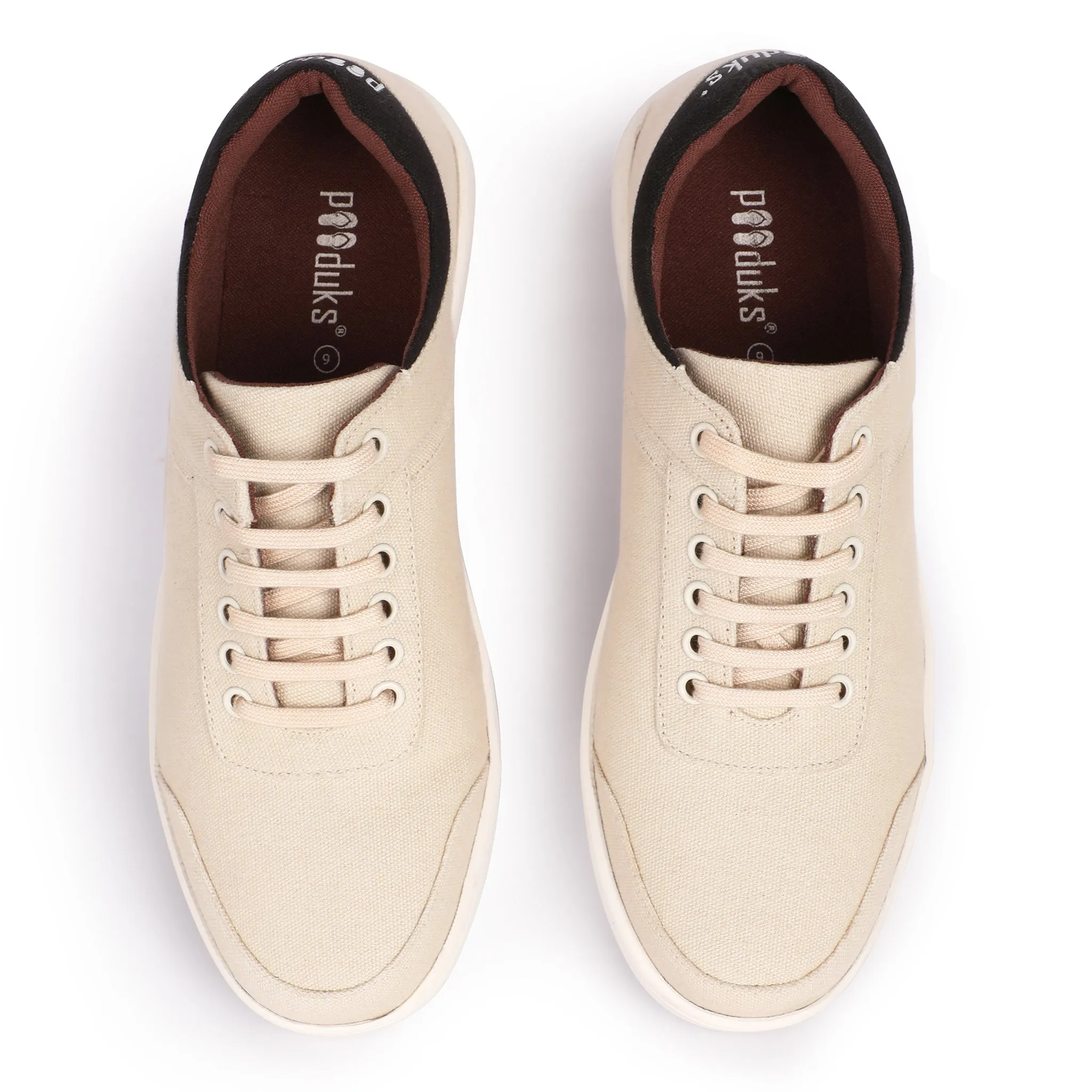 Paaduks Dan Eco-Sole Sneakers Beige Men