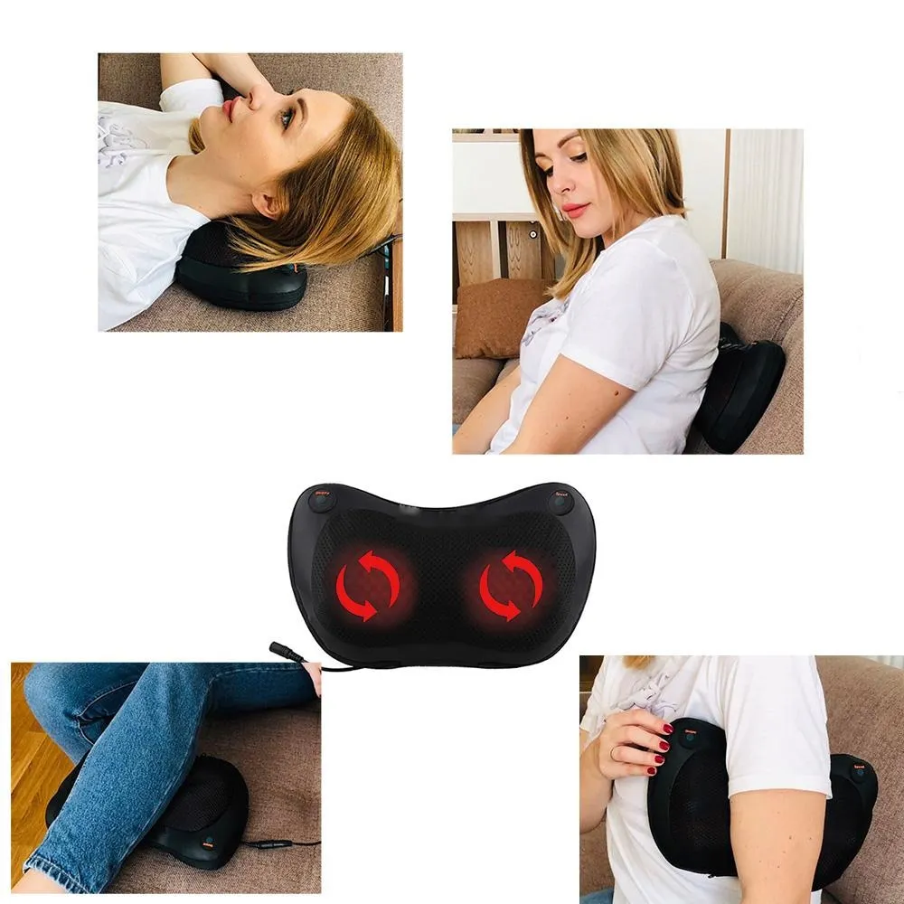 Portable Heated Shoulder and Neck Massage Pillow