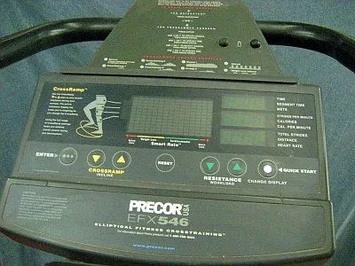 Precor EFX 546 Rear Drive Elliptical Cross Trainer Refurbished