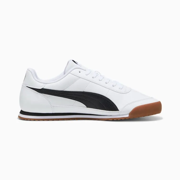 PUMA MEN'S TUNNO  WHITE/BLACK/GUM SNEAKER SHOES