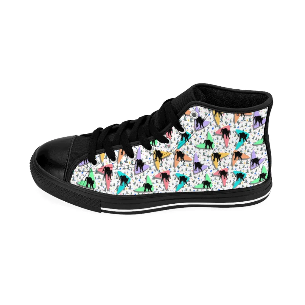 Retro Kitties Women's High-top Sneakers