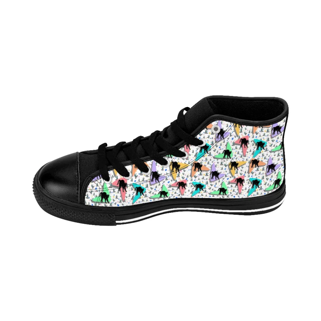 Retro Kitties Women's High-top Sneakers