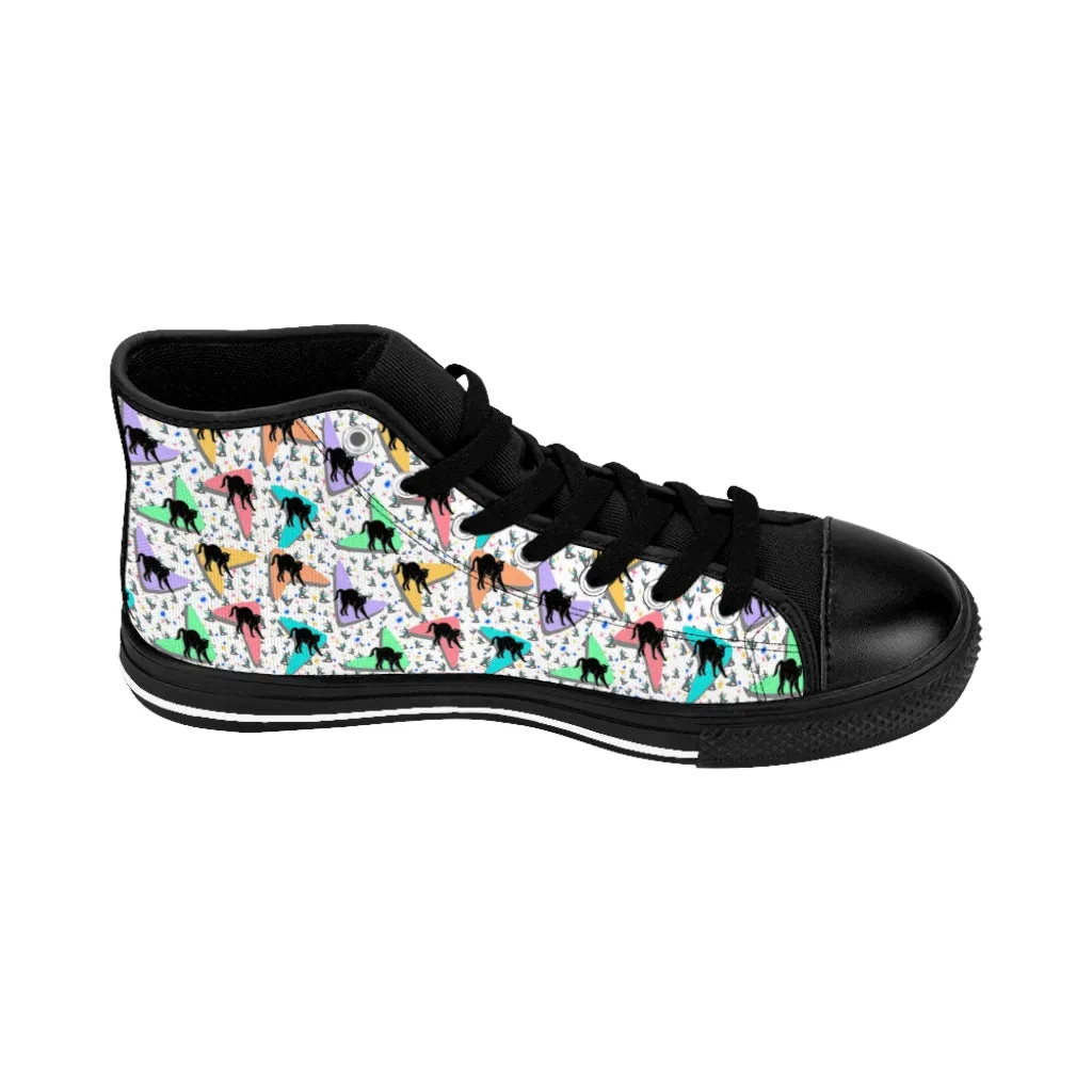 Retro Kitties Women's High-top Sneakers