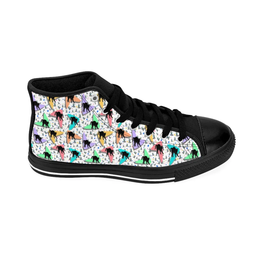 Retro Kitties Women's High-top Sneakers