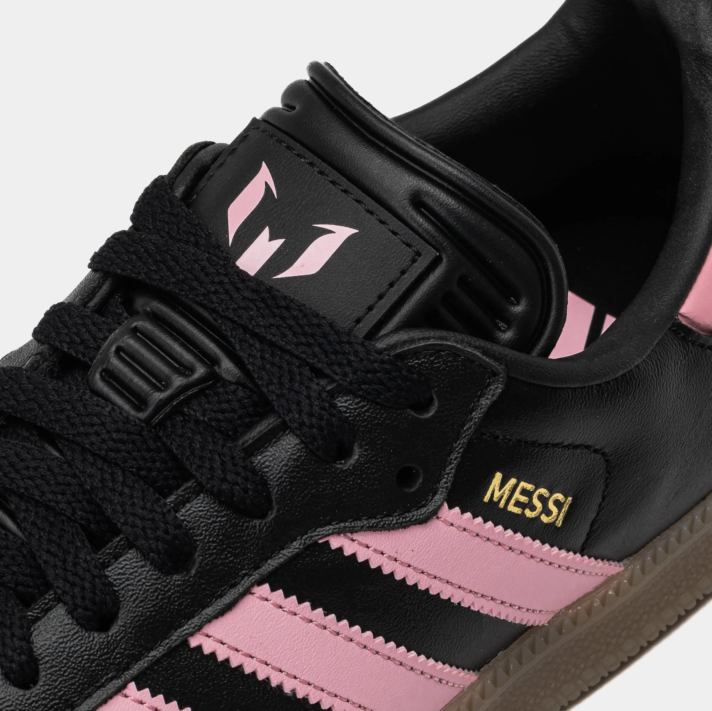 Samba OG Messi Mens Lifestyle Shoes (Black/Pink/Black)