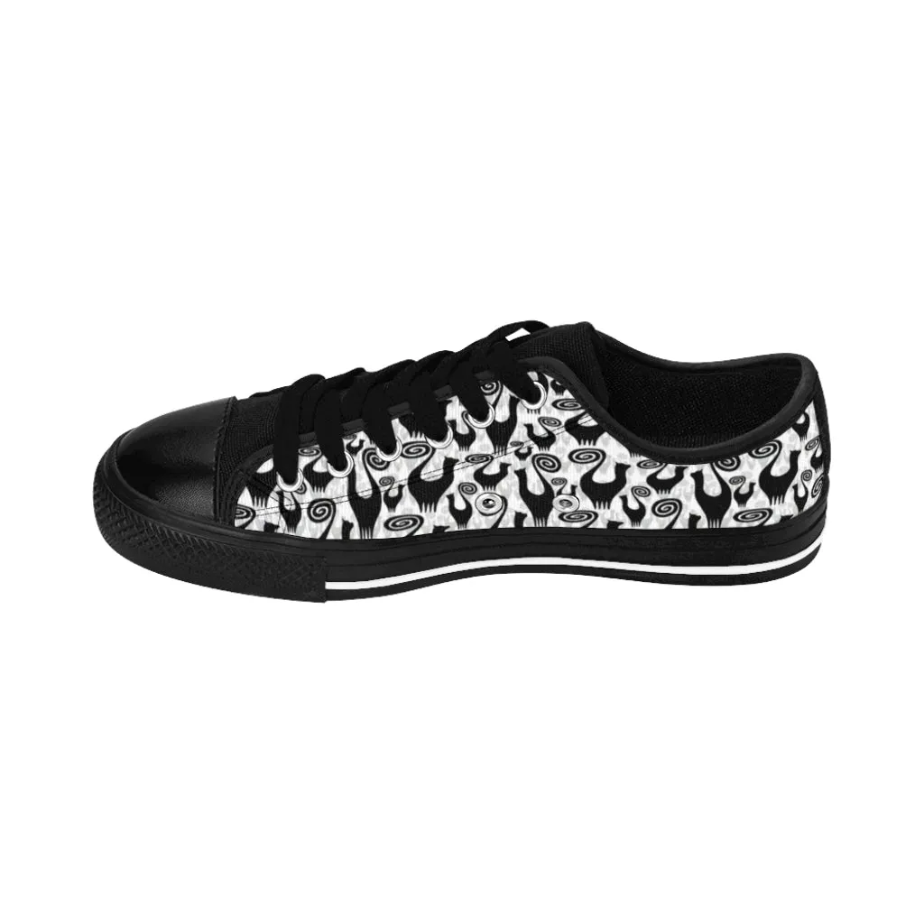 Scattered Snooty Cats Women's Sneakers