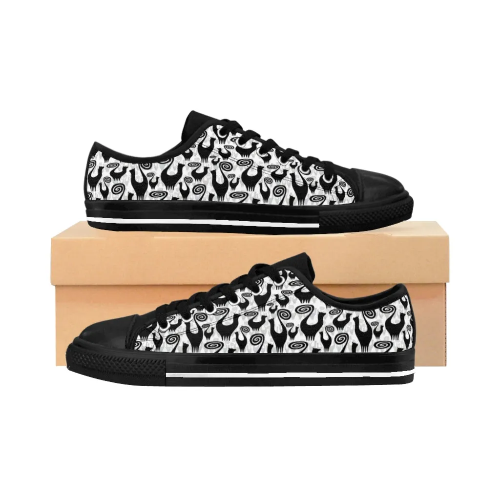 Scattered Snooty Cats Women's Sneakers