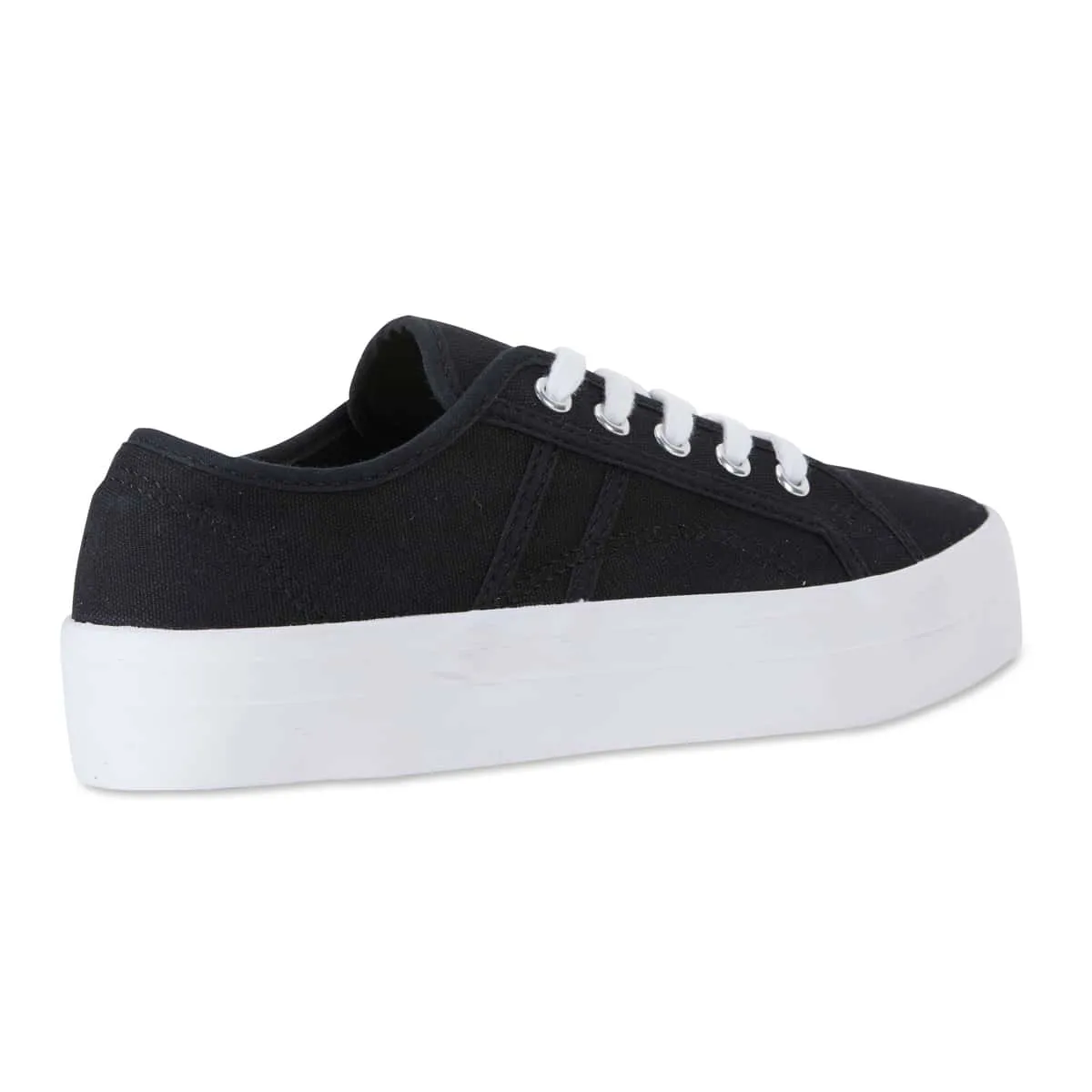 Scott Sneaker in Black Canvas