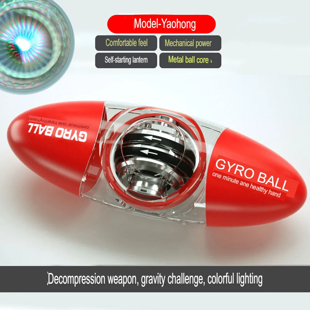 Self-starting wrist ball Douyin arm training men's grip ball arm strength burst wrist metal silent centrifugal decompression fitness