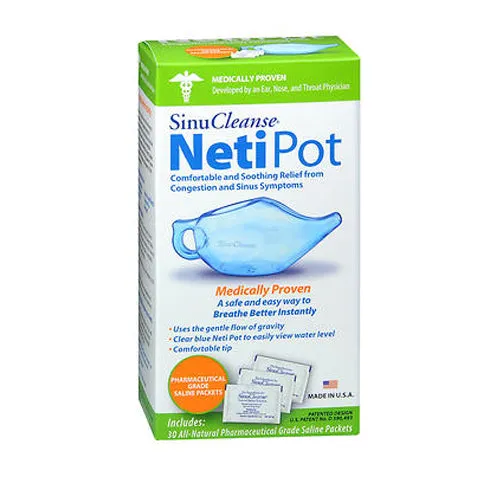 Sinucleanse Neti Pot All Natural Nasal Wash System Kit each By Sinucleanse