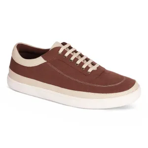 Ske Eco-Sole Sneakers Brown and Beige Men