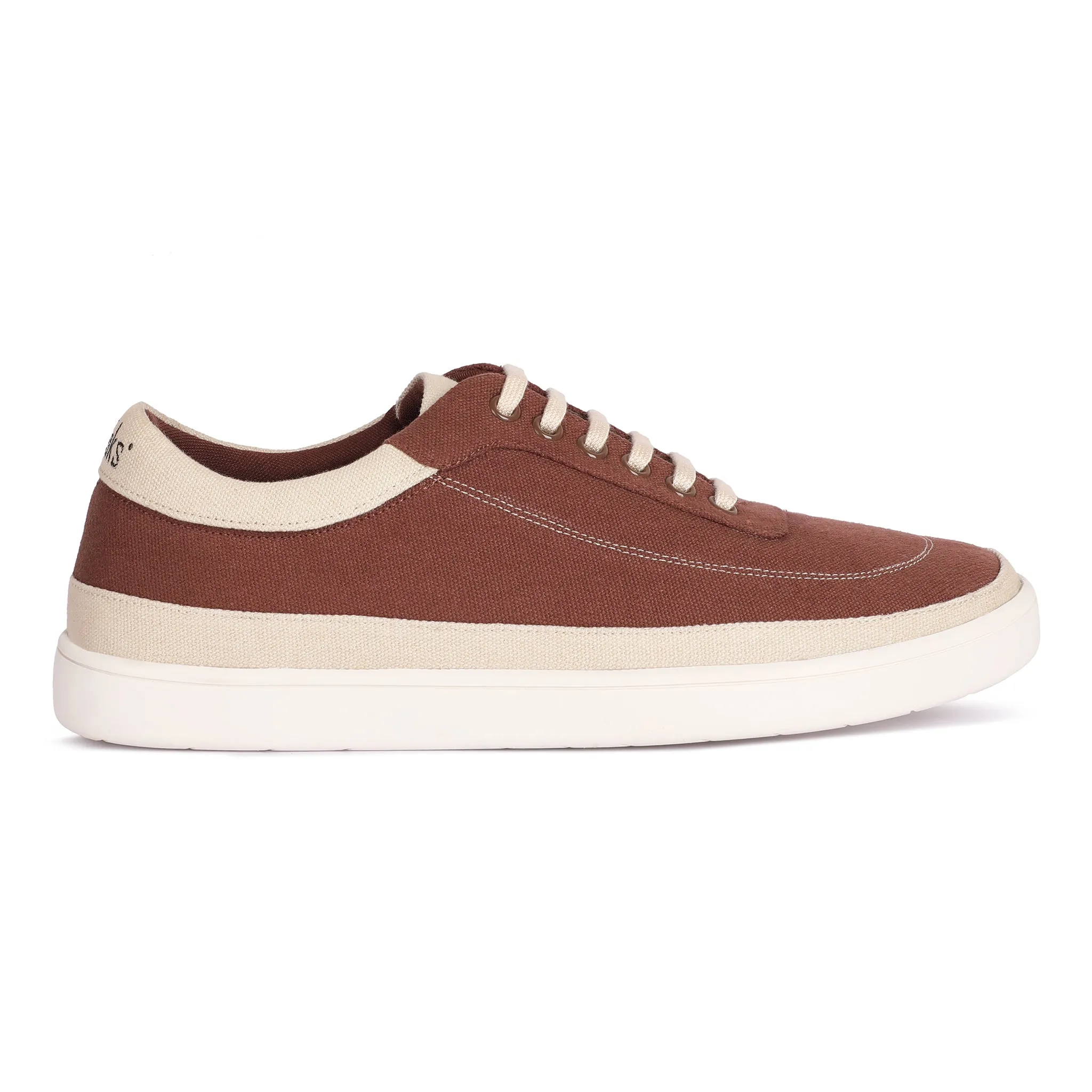 Ske Eco-Sole Sneakers Brown and Beige Women