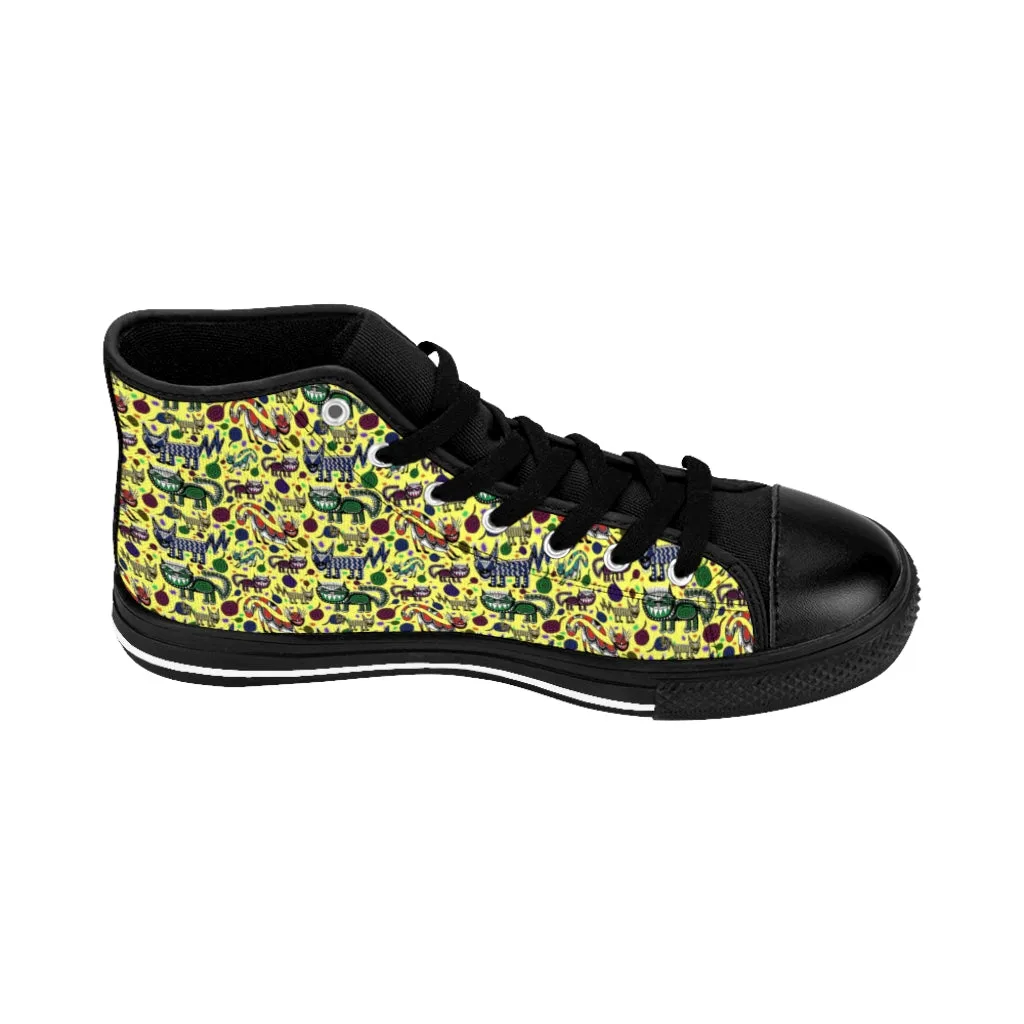 Sneaky Cats Women's High-top Sneakers