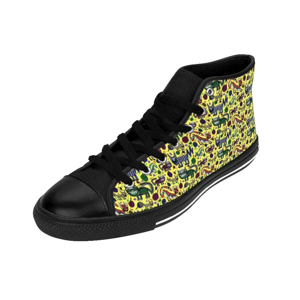 Sneaky Cats Women's High-top Sneakers