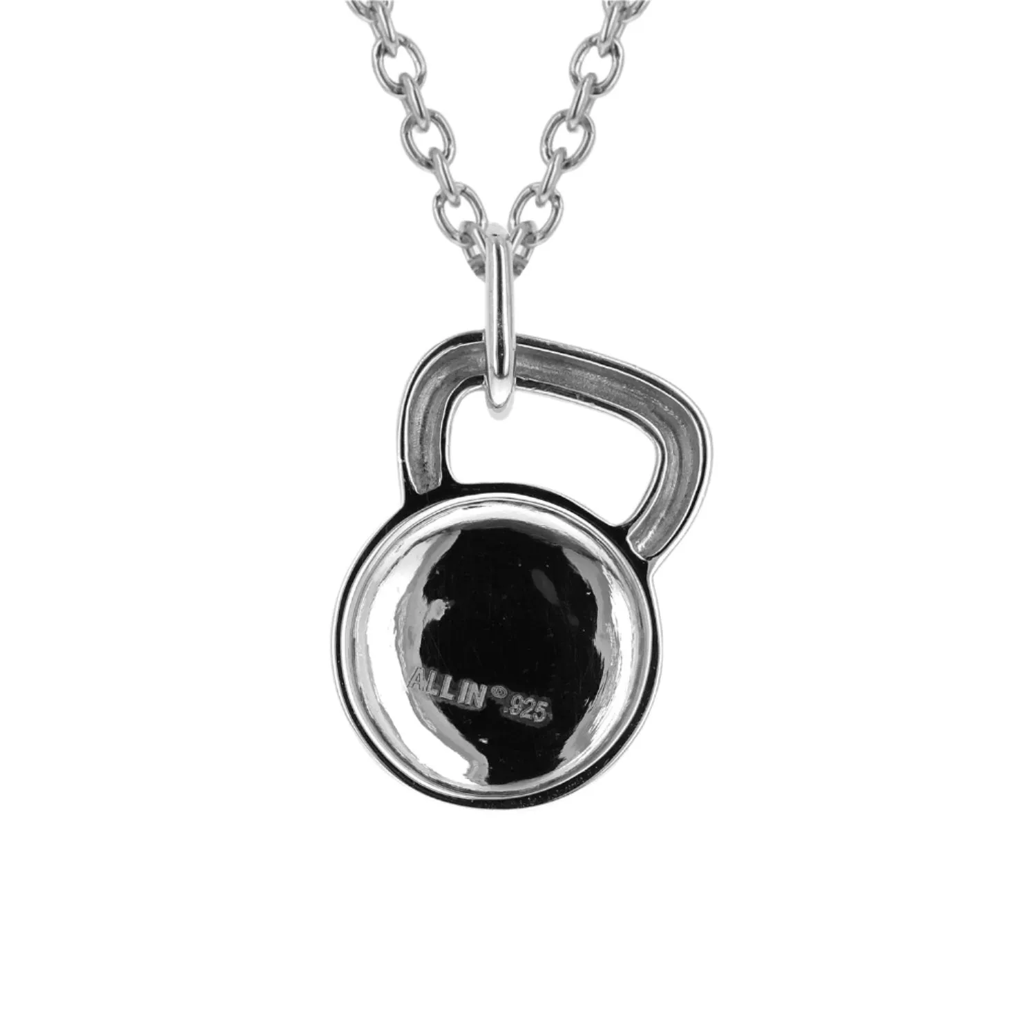 St. Christopher Kettlebell Necklace | Sterling