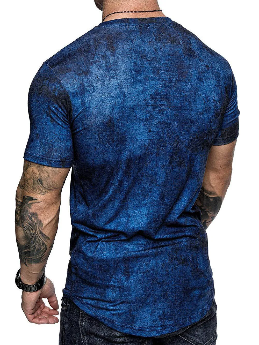 Summer Casual Short Sleeve T-shirt for men Breathable Quick-Dry Fitness Casual Shirts