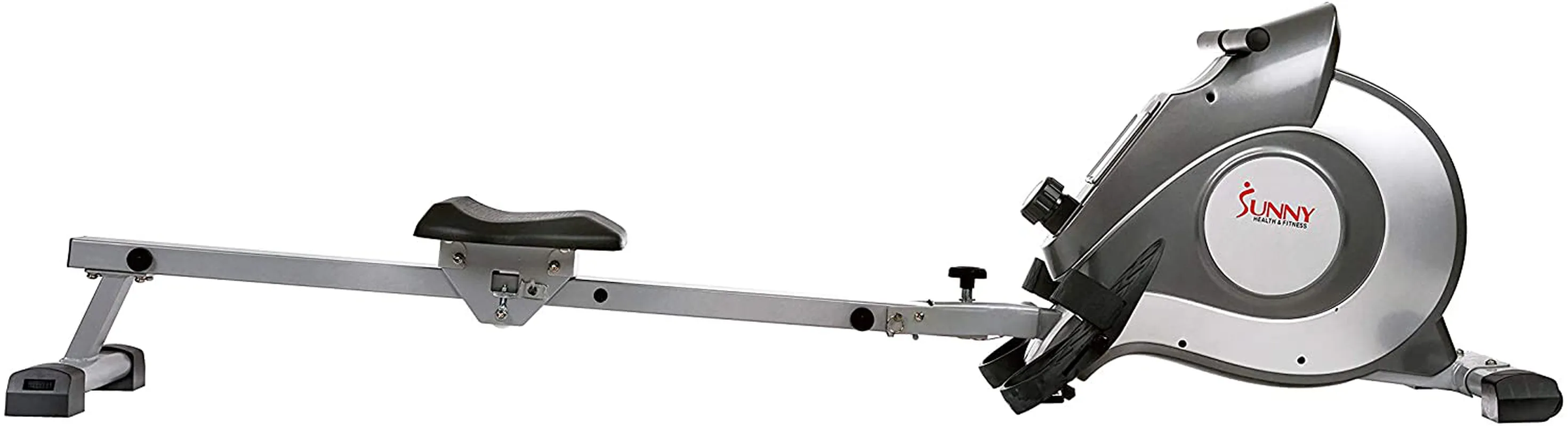 Sunny Health & Fitness Magnetic Rowing Machine Rower with LCD Monitor