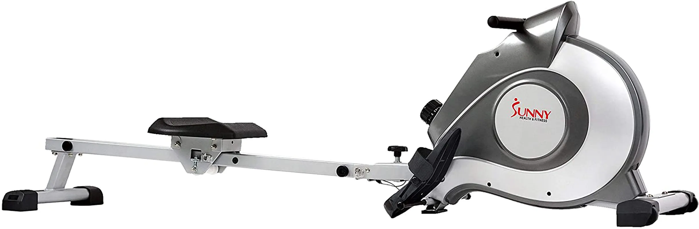 Sunny Health & Fitness Magnetic Rowing Machine Rower with LCD Monitor