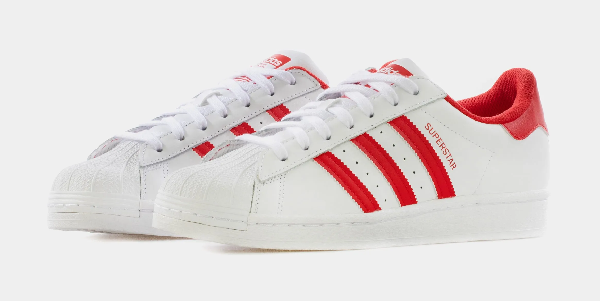 Superstar Mens Lifestyle Shoes (White/Red)