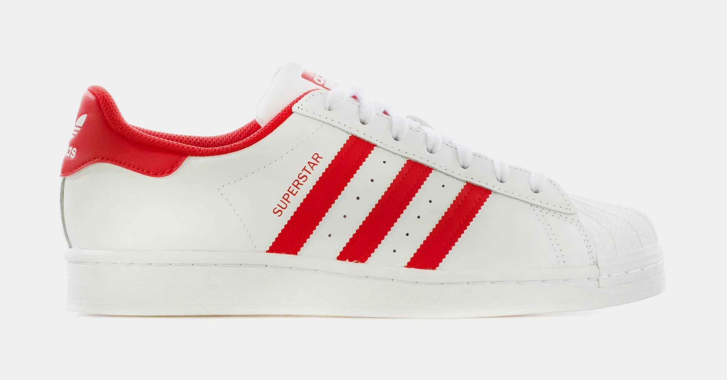 Superstar Mens Lifestyle Shoes (White/Red)